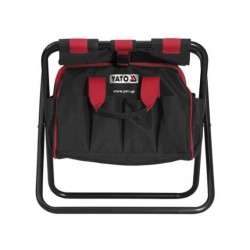SAC A OUTILS 22 POCHES AVEC CHAISE PLIABLE 420X280X380MM YATO